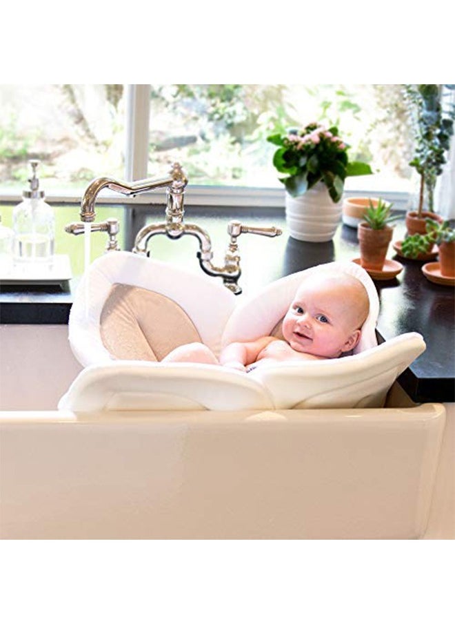 Generic Incredible Sunflower Sink Soft Washable Flower Lotus Design Baby Bath Towel for Newborn  - Image 2
