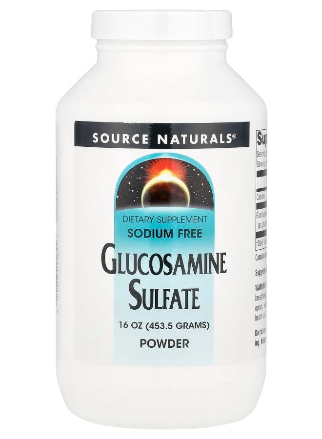 Glucosamine Sulfate Powder Sodium Free 16 oz (453.5 g)