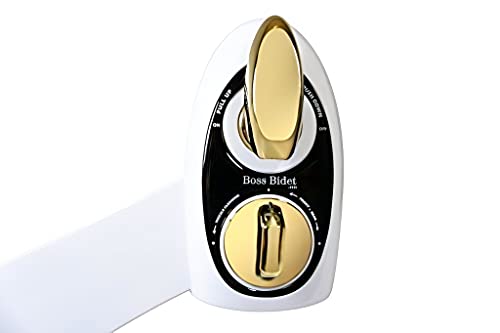 Boss Bidet Bold White Gold – Non electric bidet attachment for your toilet seat – Water Sprayer, Save your Money on toilet paper and Reduce Waste - Image 3