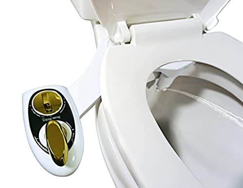 Boss Bidet Bold White Gold – Non electric bidet attachment for your toilet seat – Water Sprayer, Save your Money on toilet paper and Reduce Waste - Image 2