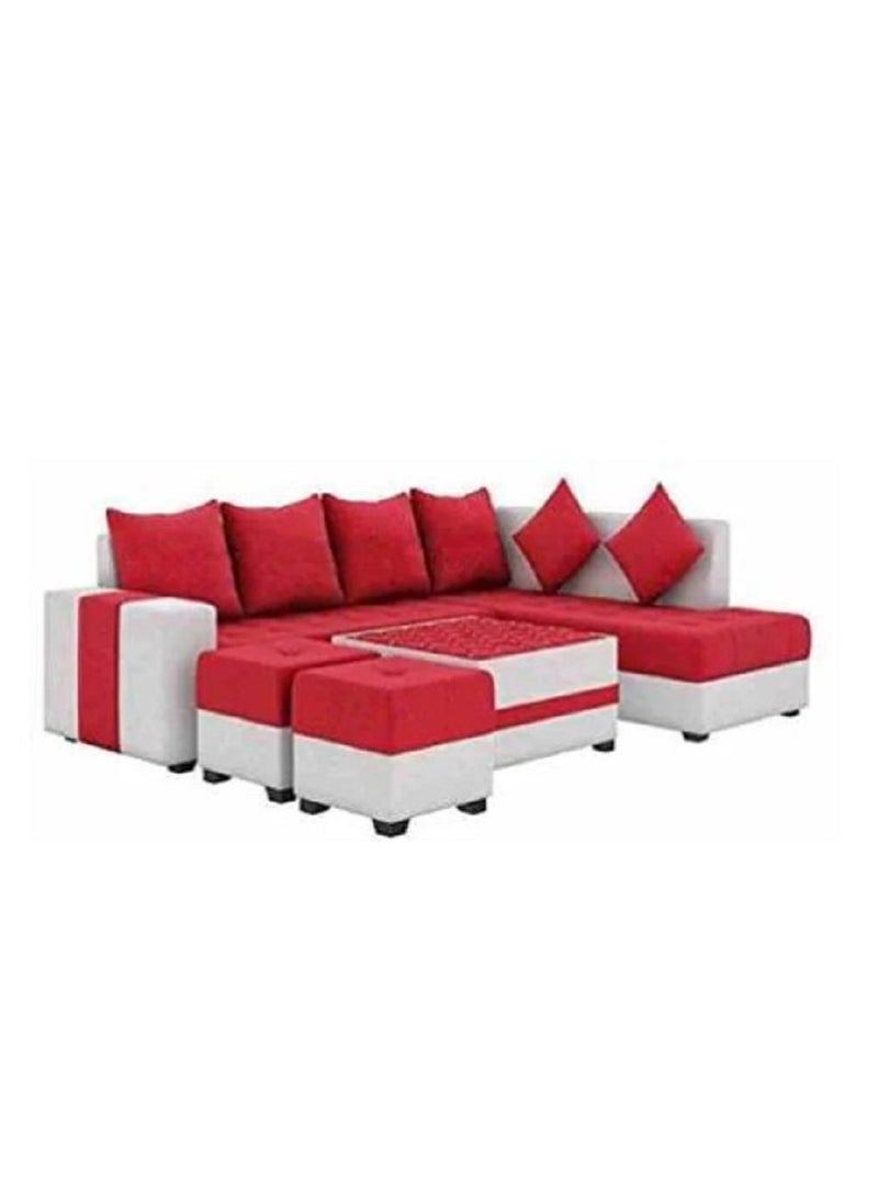 Ripple FURNITURE Simple Leisure Fashion Fabric Combination Living Room Sofa Set  - Image 3