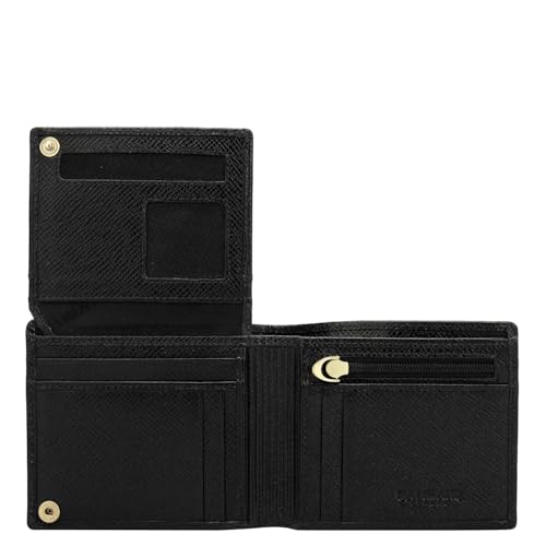Da Milano Genuine Leather Black Bifold Mens Wallet (0659OL) - Image 4