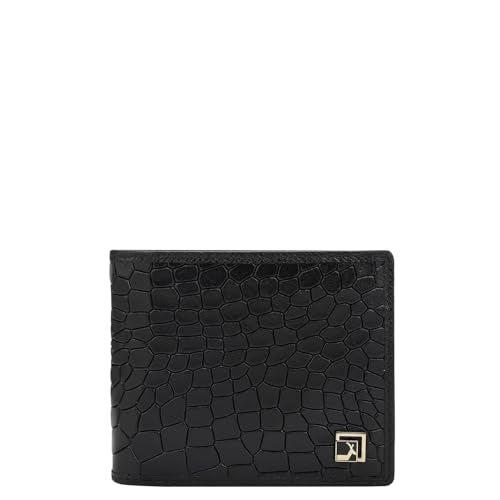 Da Milano Genuine Leather Black Bifold Mens Wallet (0659OL) - Image 1