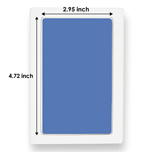 Tiny Gifts Large Clean Touch Ink Pad for Baby Handprints and Footprints – Inkless Infant Hand & Foot Stamp – Safe for Babies, Doesn’t Touch Skin – Perfect Family Memory or Gift, Blue Print Kit by Tiny Gifts - Image 2