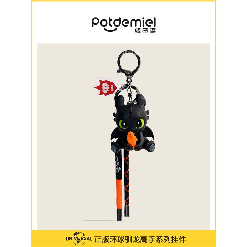 Potdemiel Toothless Keychain Plush Toy with Sound and Light - Image 5