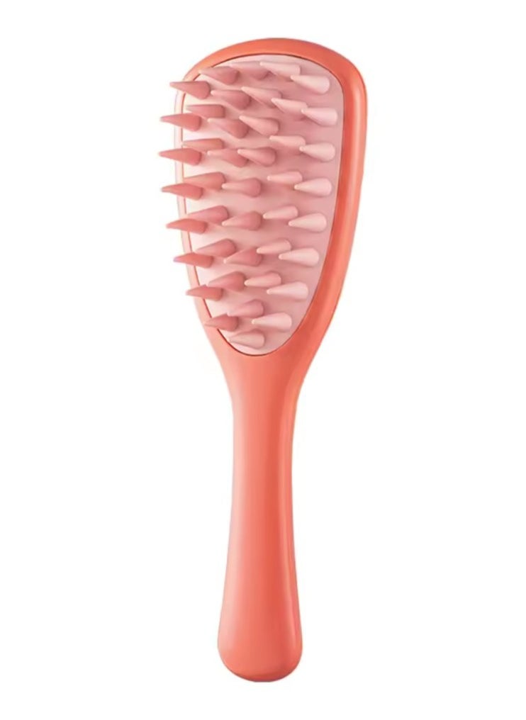 Prime by javaudan Long Handle Shampoo Brush Silicone Scalp Massage Comb Hair Scalp Scrubber  Washing Brush  - Image 1