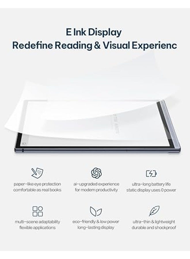 iFLYTEK جهاز AINOTE Air 2 اللوحي الذكي للكتابة – شاشة E-Ink مقاس ‎8.2‎ بوصة، مدمج مع ChatGPT، تحويل الصوت إلى نص، ترجمة وتدوين ذكي، WiFi 6 وBluetooth، سعة ‎32‎ جيجابايت، قلم مرفق - Image 2