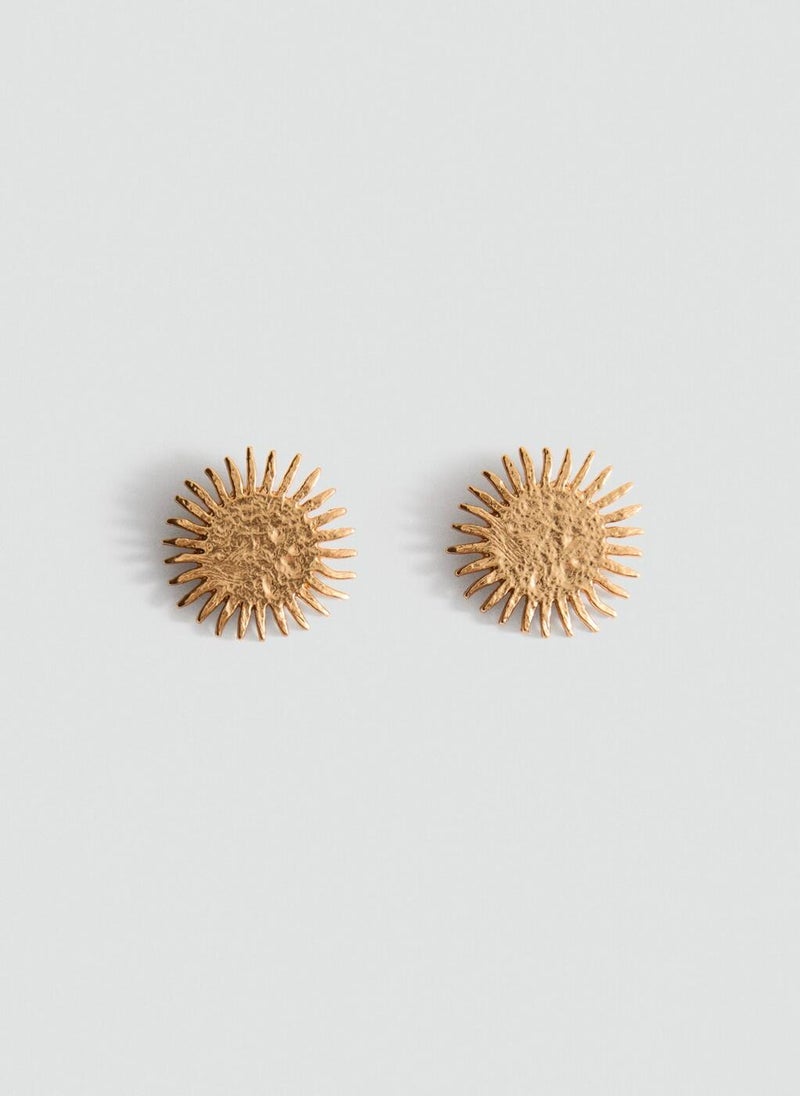 MANGO Sun Design Earrings  - Image 1