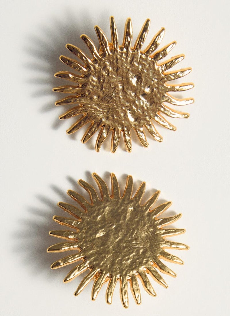 MANGO Sun Design Earrings  - Image 2