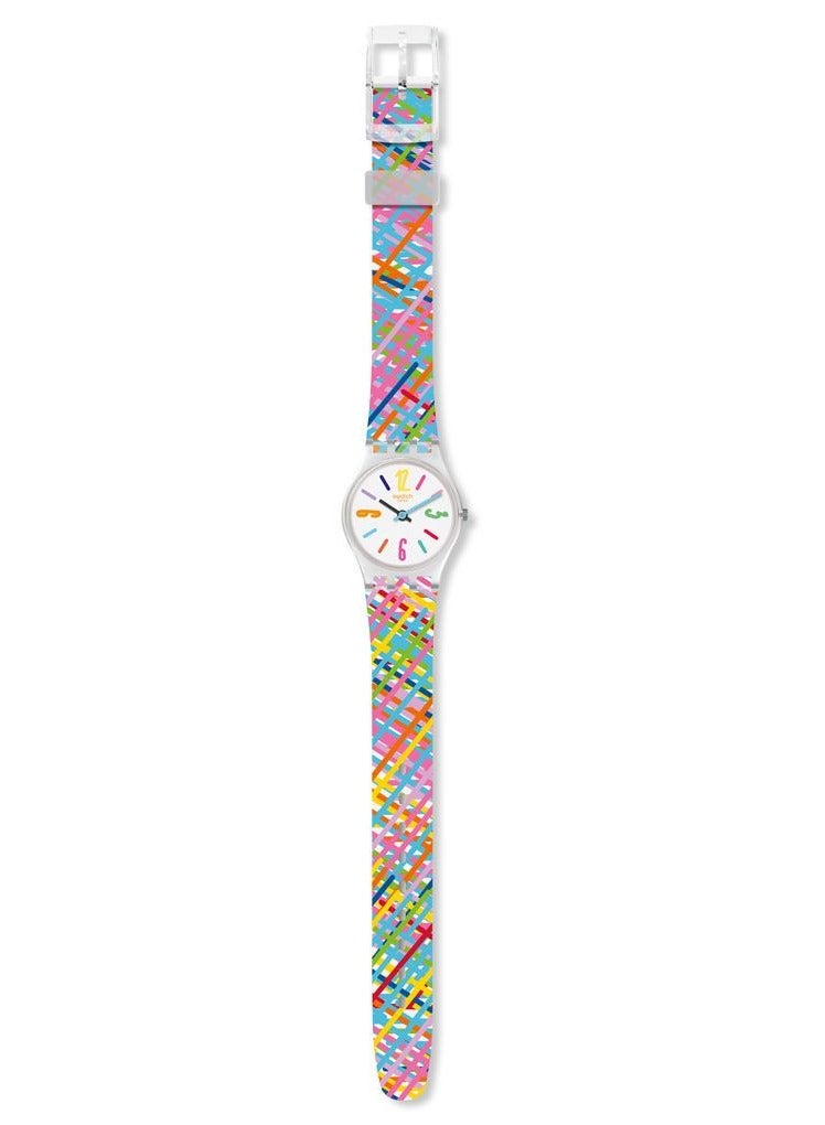 Swatch Women Tadelakt Quartz Movement Water Resistant Wrist Watch - 25 Mm - Image 2