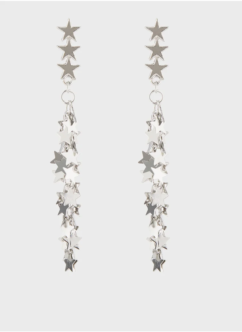 Ginger Star Drop Earrings