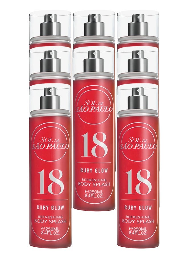 اس او ال 8 قطع معطر الجسم المنعش دي ساو باولو 18 روبي جلو 250 مل - Image 1