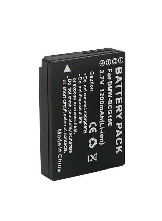 For Panasonic Camera DMW-BCG10 Digital Camera Battery TZ22 ZS8 ZR3-Standard Capacity:1200mAh