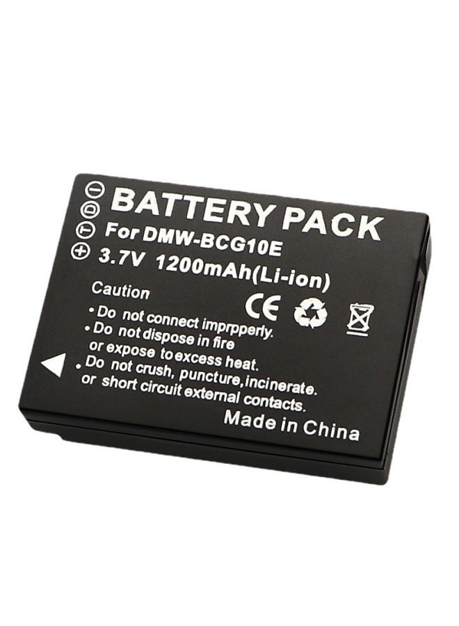 For Panasonic Camera DMW-BCG10 Digital Camera Battery TZ22 ZS8 ZR3-Standard Capacity:1200mAh