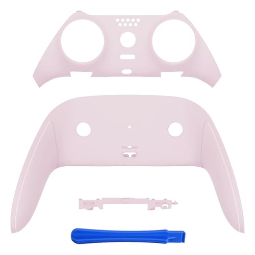 eXtremeRate Top Bottom Decorative Trim Shell Compatible with p s 5 Edge Controller DIY Replacement Front Back Clip Shell Custom Cherry Blossoms Pink Plates Cover Compatible with p s 5 Edge Controller - Image 1