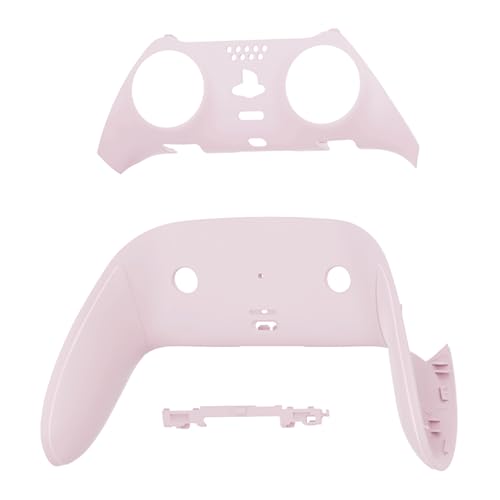 eXtremeRate Top Bottom Decorative Trim Shell Compatible with p s 5 Edge Controller DIY Replacement Front Back Clip Shell Custom Cherry Blossoms Pink Plates Cover Compatible with p s 5 Edge Controller - Image 3