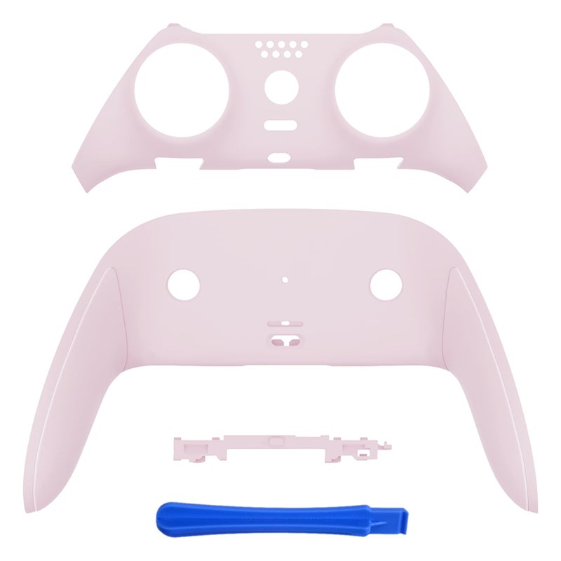 eXtremeRate Top Bottom Decorative Trim Shell Compatible with p s 5 Edge Controller DIY Replacement Front Back Clip Shell Custom Cherry Blossoms Pink Plates Cover Compatible with p s 5 Edge Controller - Image 2