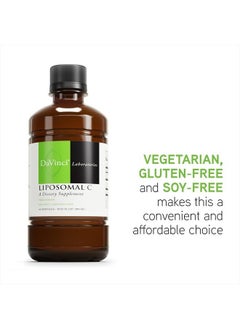 Davinci DaVinci Labs Liposomal C - Liquid Antioxidant Supplement to Support the Immune System, Collagen Maintenance and Gum Tissue Health* - With Vitamin C - Gluten-Free - Vegetarian - 300 ml, 60 Servings  - Image 5