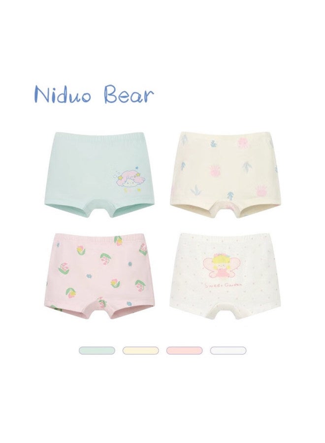 Niduoxiong Niduoxiong Children's Underwear, Girls' Cotton Boxer Briefs, Little Girls' Boyshorts, Toddler Underpants, No Wedgie  - Image 2