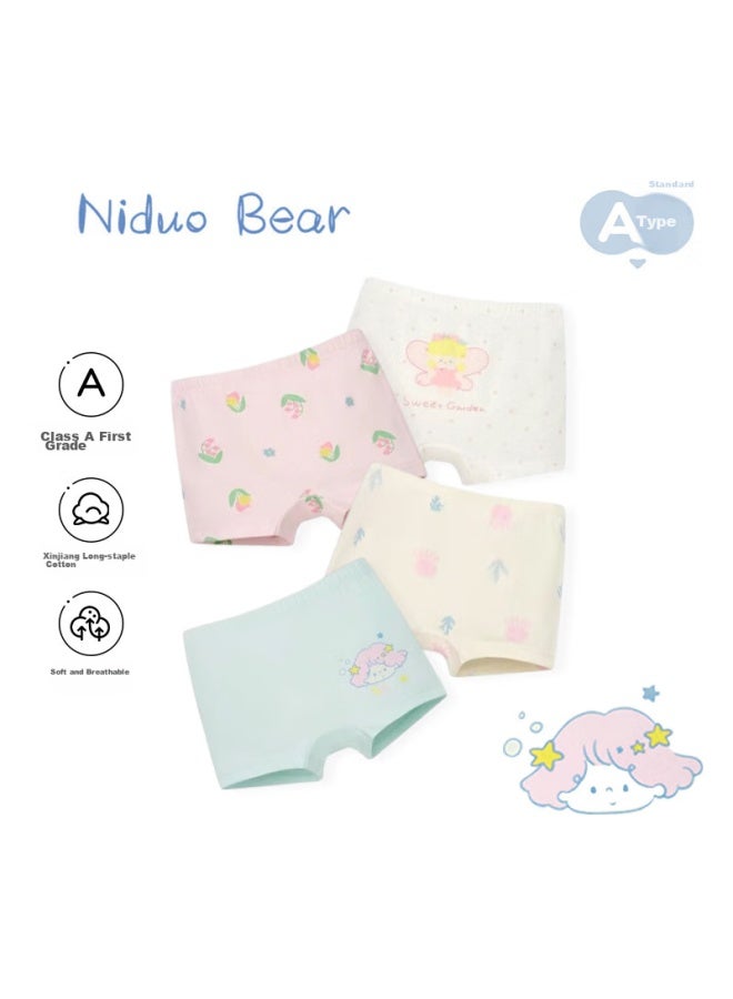Niduoxiong Niduoxiong Children's Underwear, Girls' Cotton Boxer Briefs, Little Girls' Boyshorts, Toddler Underpants, No Wedgie  - Image 3