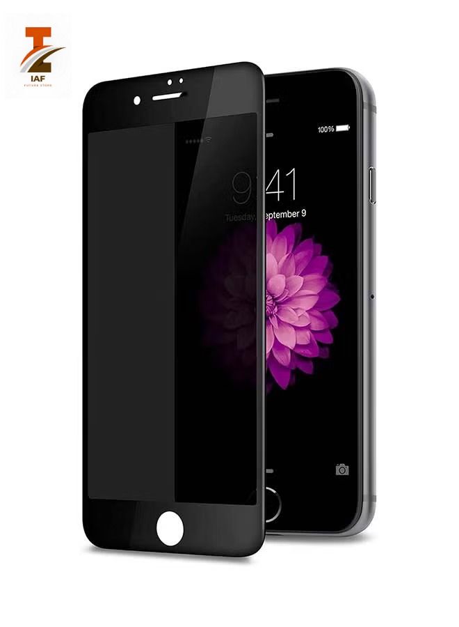 IAF Anti-Spy Privacy Tempered Glass Screen Protector For Apple iPhone 8 Plus Black - Image 1