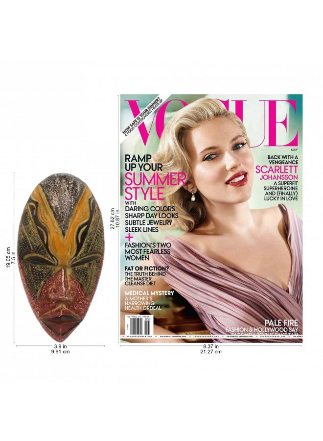 NOVICA Decorative Wood Mask, Multicolor - Image 4