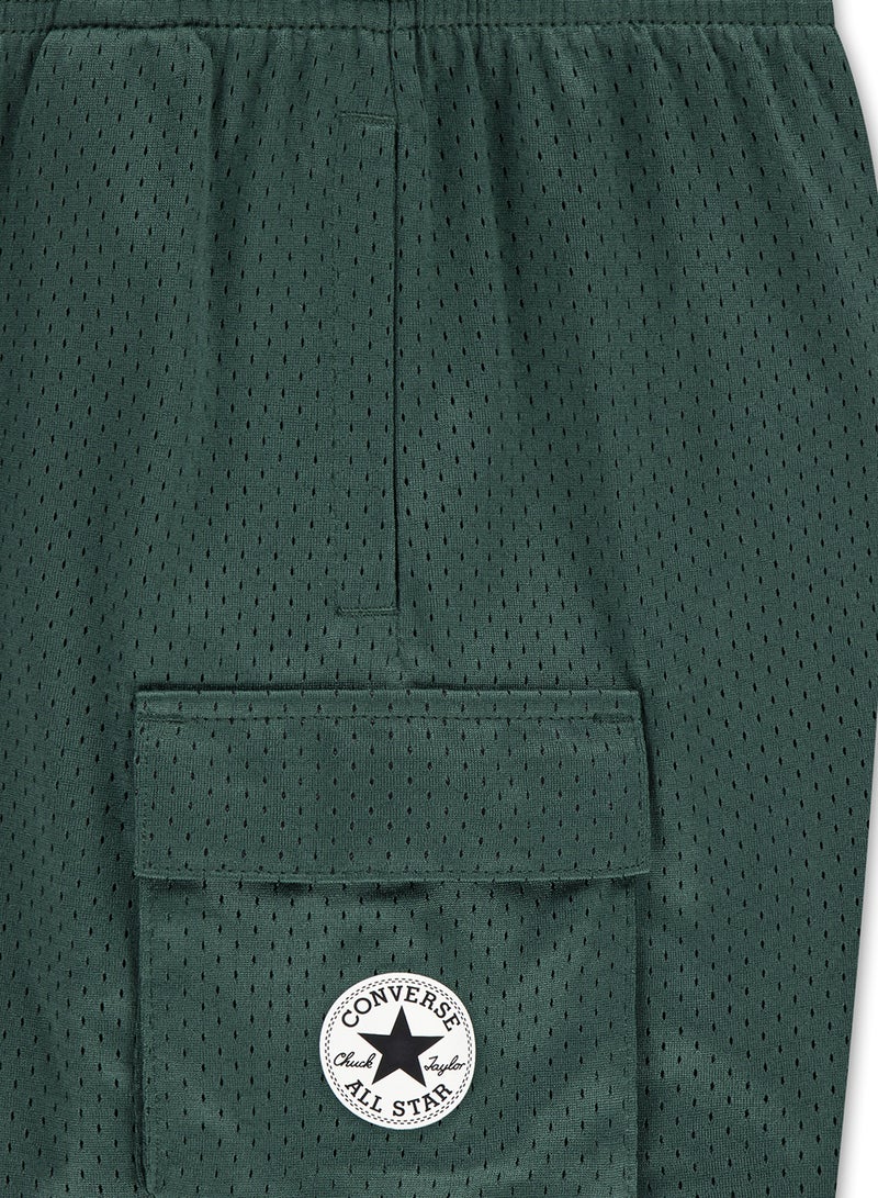 CONVERSE Kids Heritage Cargo Mesh Shorts  - Image 4
