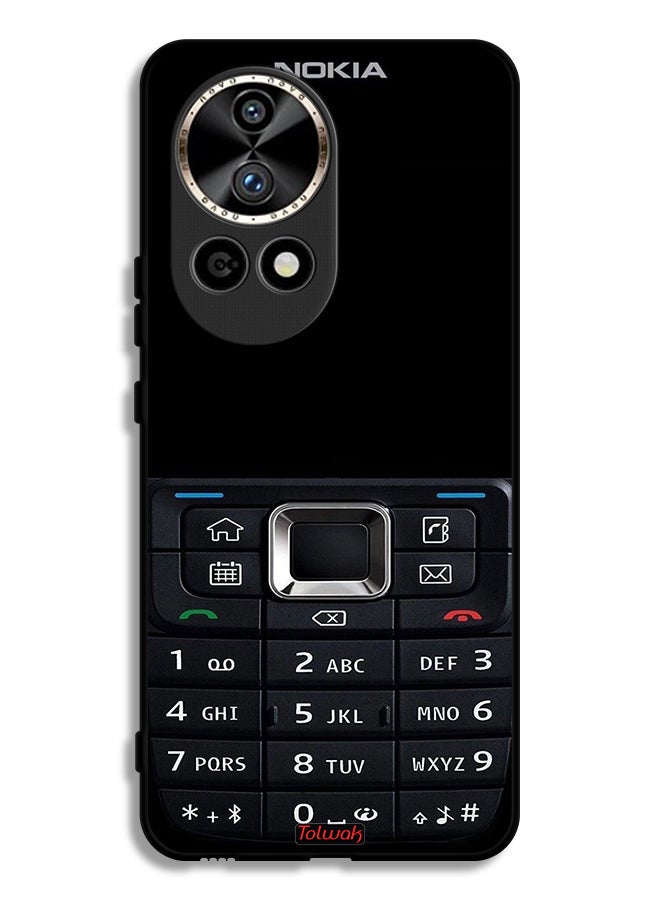 Tolwak Huawei nova 12 Pro 5G Protective Case Cover Old Phone Pattern - Image 1