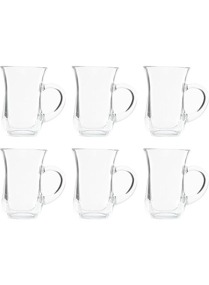 Keyif Tea Glass Set 6 Pcs clear