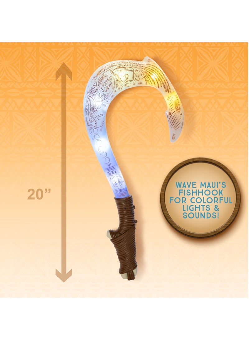 Disney Moana 2 Maui Magical Fish Hook, Battery Operated | Gift for Kids - Image 4