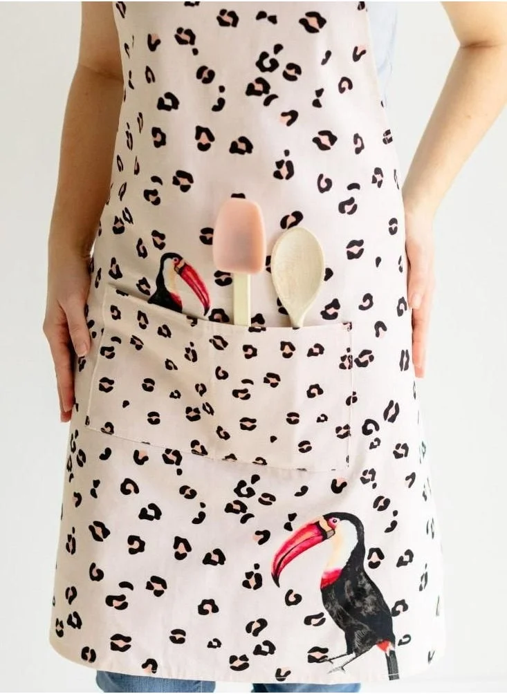 YVONNE ELLEN Toucan Print Kitchen Apron