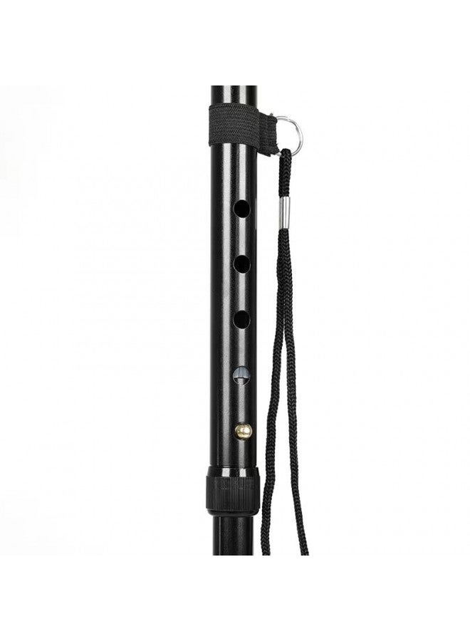 RUNZI Folding Cane with Led Light, Adjustable Canes and Walking Sticks for Men and Women, Walking Cane Stick for Elderly with Cushion T Handle and Pivoting Quad Base - Image 4