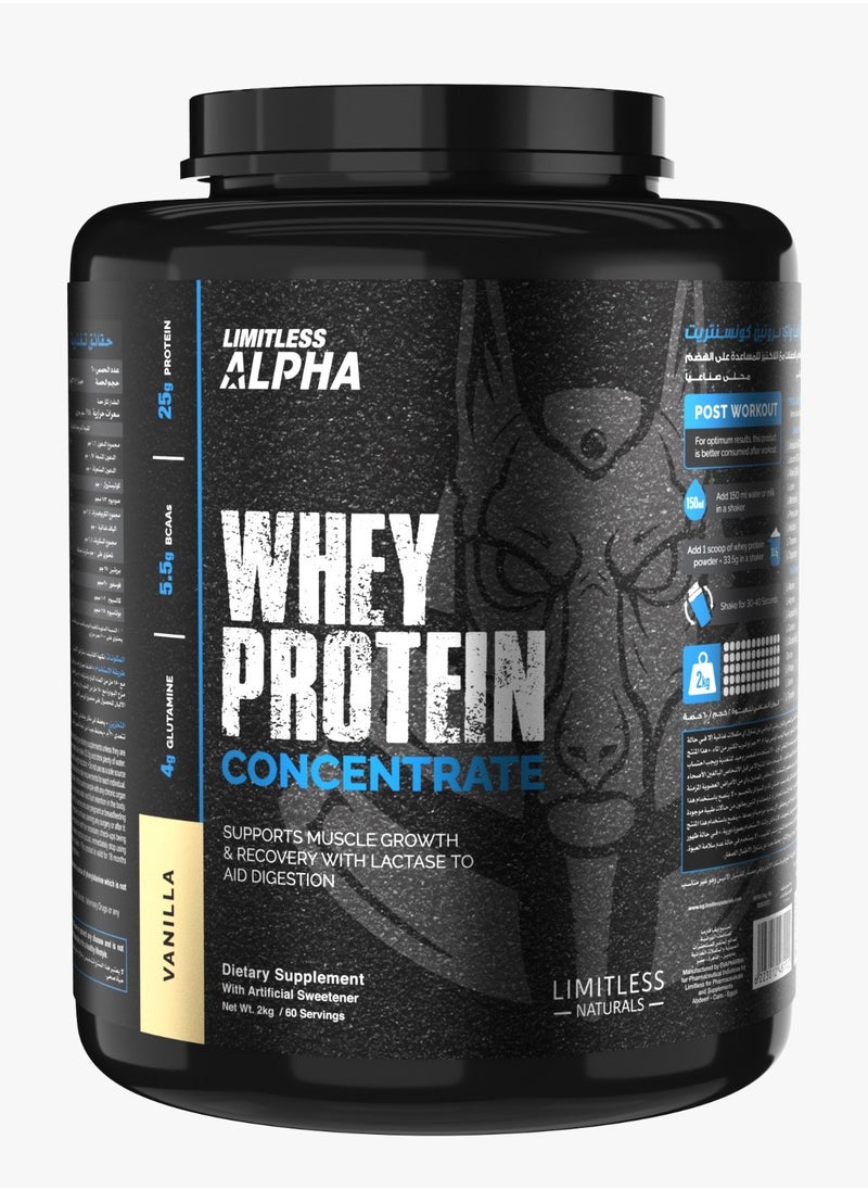 Alpha Whey Protein Concentrate - Vanilla 2 KG - pzsku/Z6DB606A3F119952B03C1Z/45/_/1726565704/8034da80-1ec6-45d8-84ca-8088fe0d8f0f