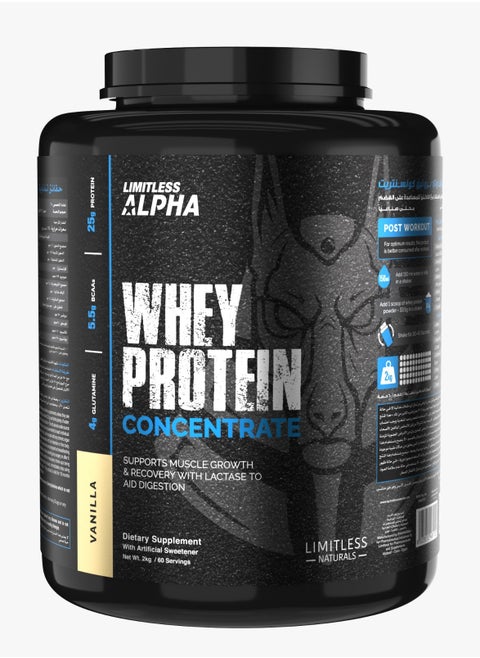 Alpha Whey Protein Concentrate - Vanilla 2 KG