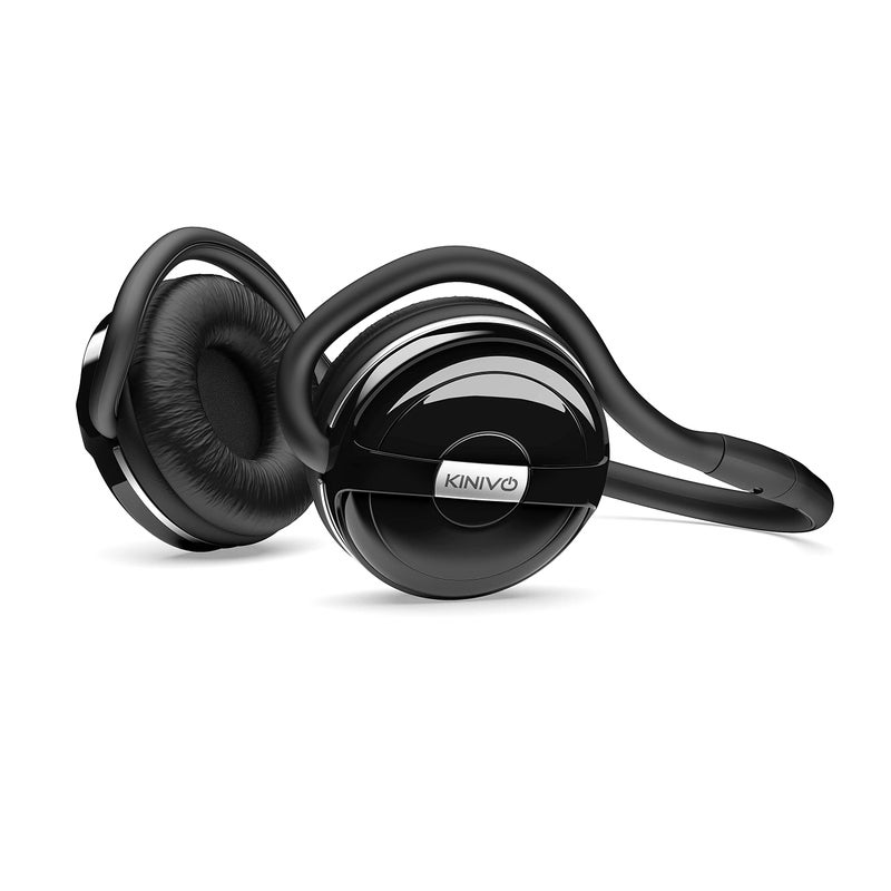 Kinivo BTH240 Bluetooth Headphones (Black, On-Ear, Wireless Music, Hands-Free Calling, Built-in Mic, Foldable, Travel Bag) - Image 1