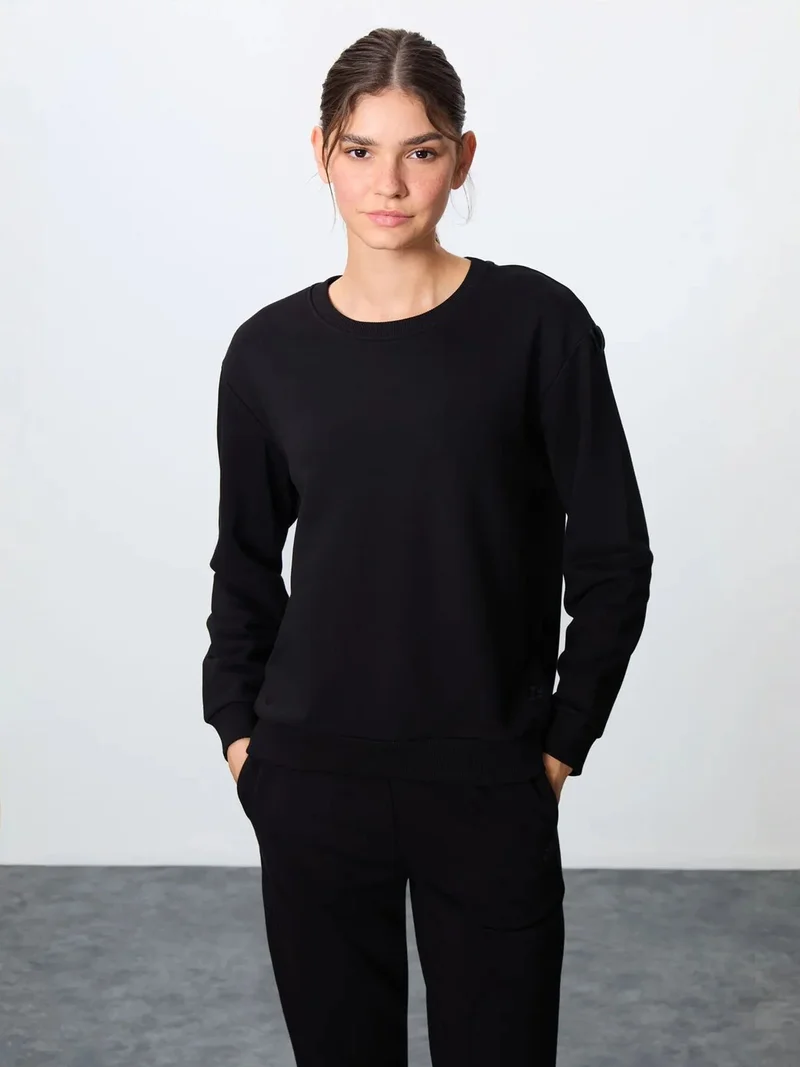 تومي لايف TOMMY Oversized Cotton-polyester Sweatshirt And Pants Set