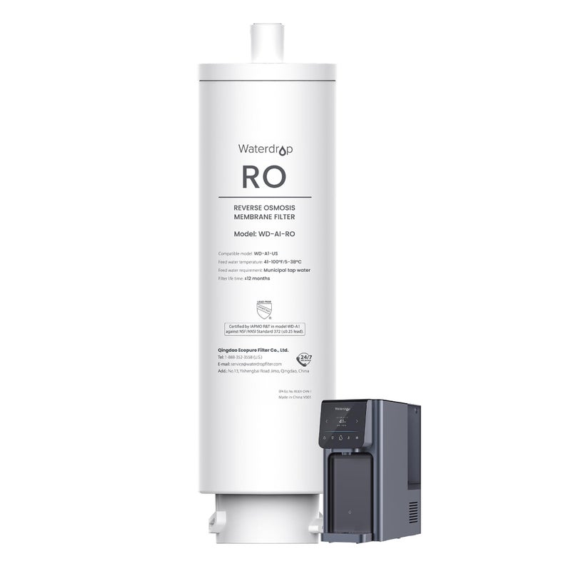 Waterdrop A1RO Filter Replacement for Waterdrop A1 Reverse Osmosis Hot Cold water Dispenser 12month Lifetime - Image 2