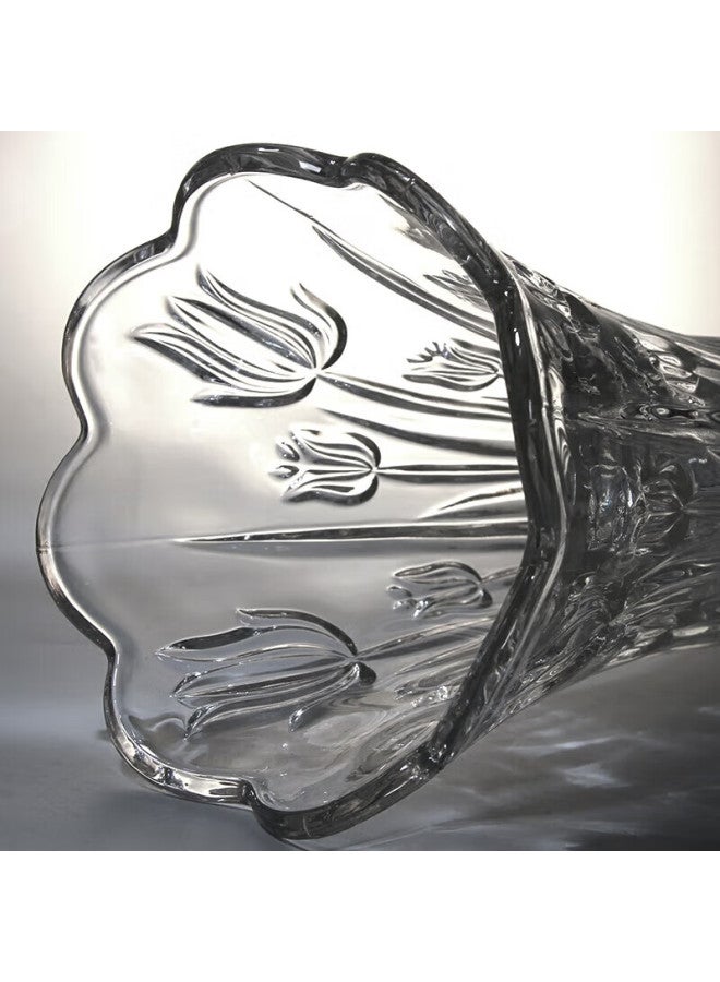 Extreme Space Glass Flower Vase Green Plant Hydroponic Ecological Bottle Flower Container Decorative Embossed Vase - Image 3