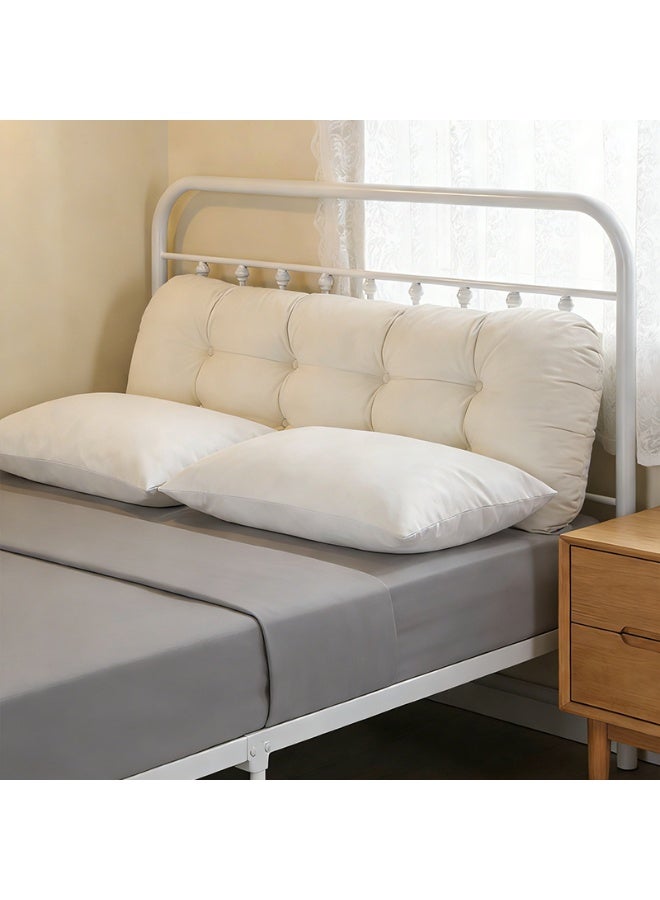 HXDream Durable metal bed simple design with a luxurious touch White color(120 cm * 200 cm) - Image 3