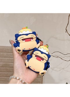 Cute Cake Kabi Beast AirPods Pro For Apple Bluetooth Earphone Case 2/3/4 Generation Cartoon Protective Case-Color:Cake Kabi Beast Hook-Applicable Model:AirPods 4(2024）