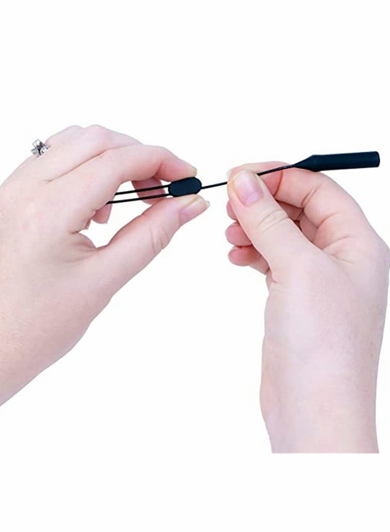 KASTWAVE Adjustable Eyewear Retainer,No Tail Sunglass Strap Eyeglass String Holder Sport Sunglass String Lanyards Unisex For Outdoor Activities Adult Models 30 cm - Image 5