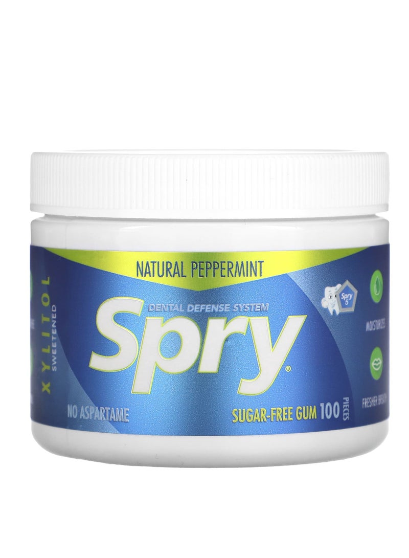 Xlear xylitol Spry Peppermint, Sugar Free, 100 Pieces