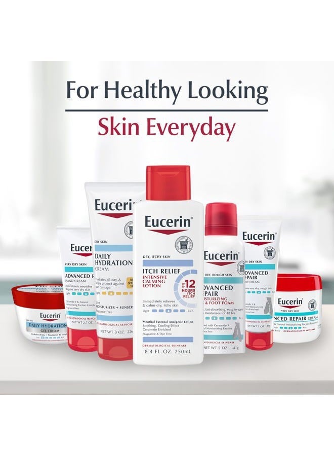 Eucerin Skin Calming Cream - Full Body Lotion for Dry, Itchy Skin, Natural Colloidal Oatmeal Enriched - 14 oz. Tube - Image 5