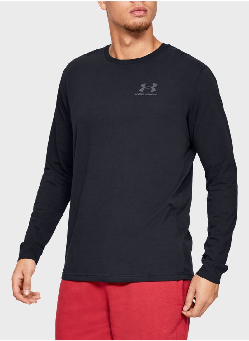 UNDER ARMOUR - Sportstyle Left Chest Long Sleeve T-shirt - Image 1