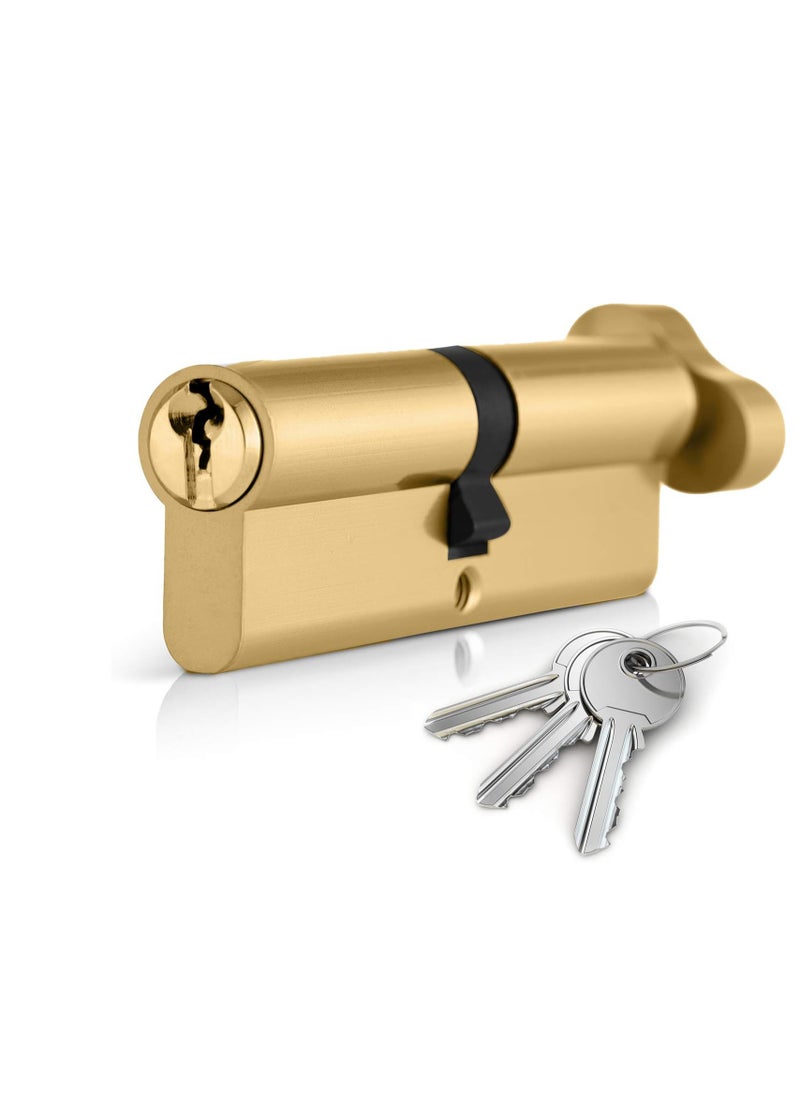 ABBASALI Door Lock Cylinder With 3 Key GP (54mm)  - Image 1