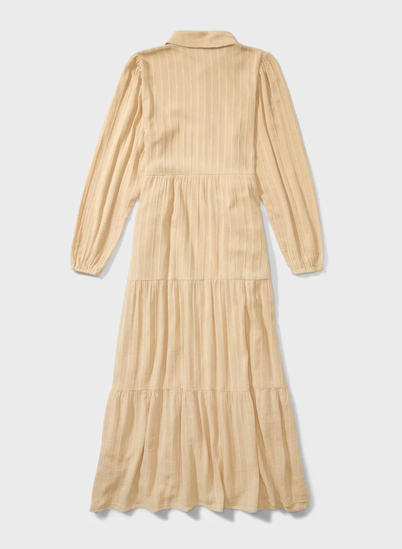 American Eagle Button Detail Shirt Dress