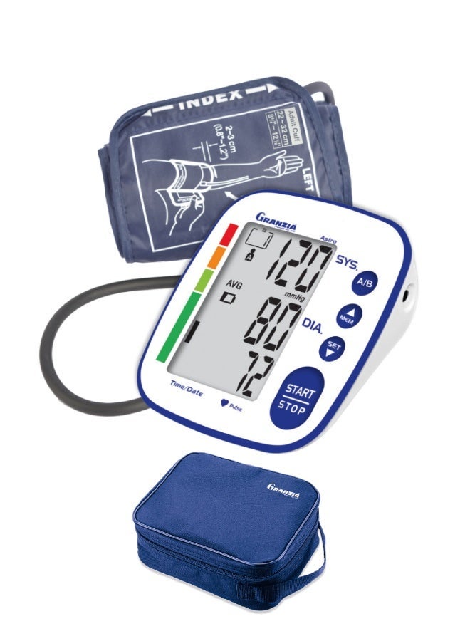 Granzia Astro Blood Pressure Monitor | Automatic Digital BP Machine with Cuff | Heart Rate Detection | Upper Arm - Image 1