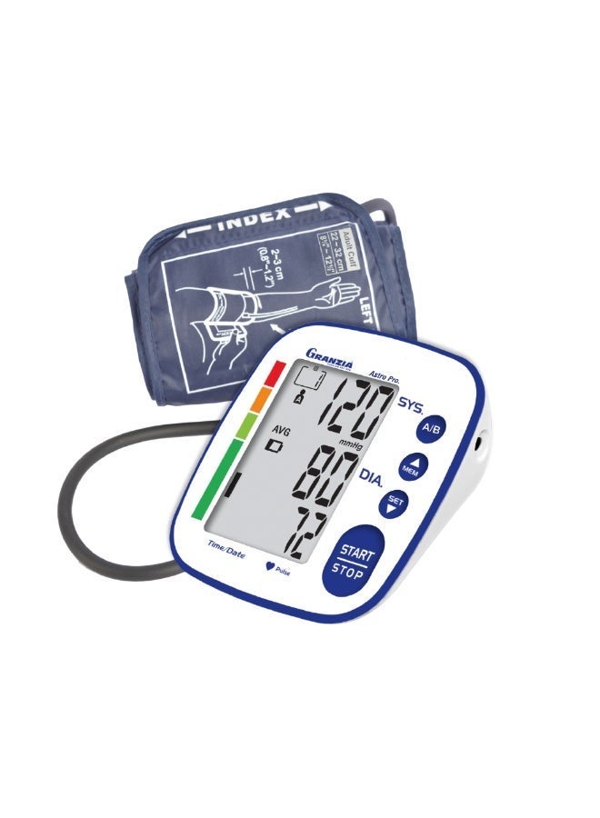 Granzia Astro Blood Pressure Monitor | Automatic Digital BP Machine with Cuff | Heart Rate Detection | Upper Arm - Image 2