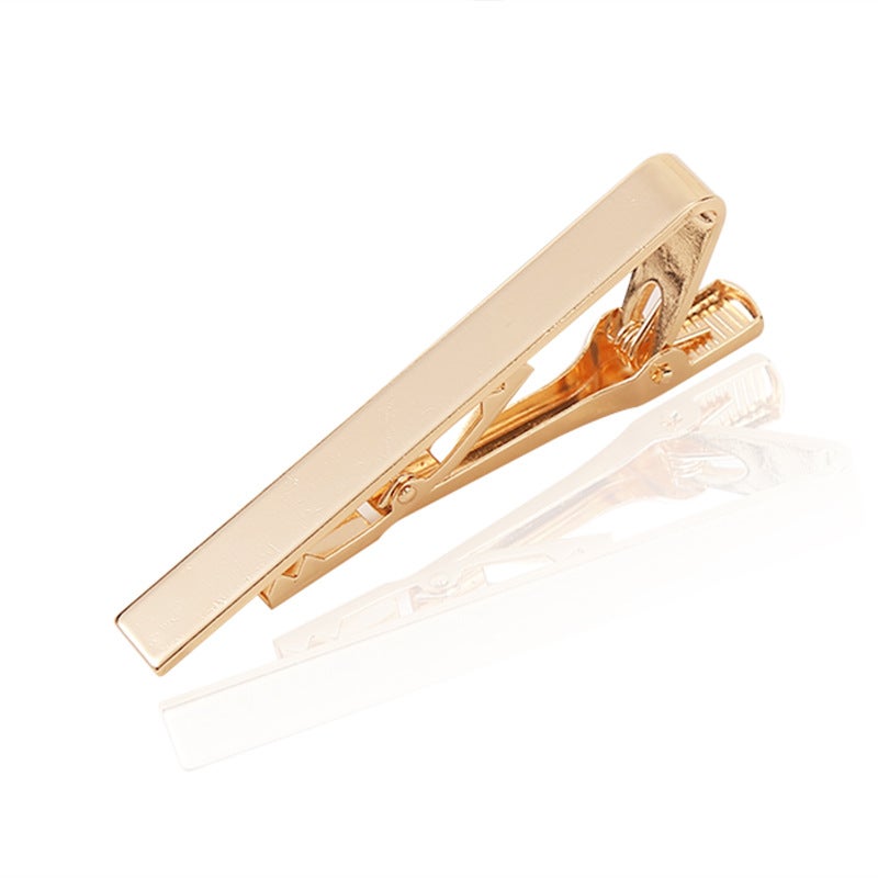 New Mens Simple Shirt Tie Clip HQ185 gold