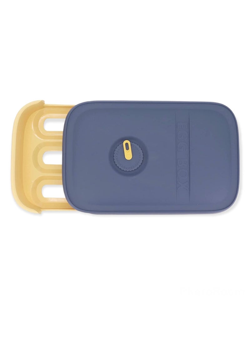 CLICKMART - Egg Storage Box for Refrigerator Blue - Image 1